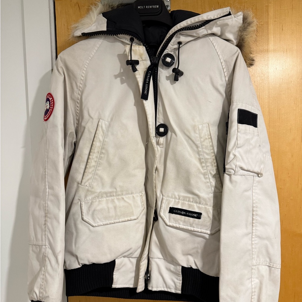 White Bomber Ladies Small
